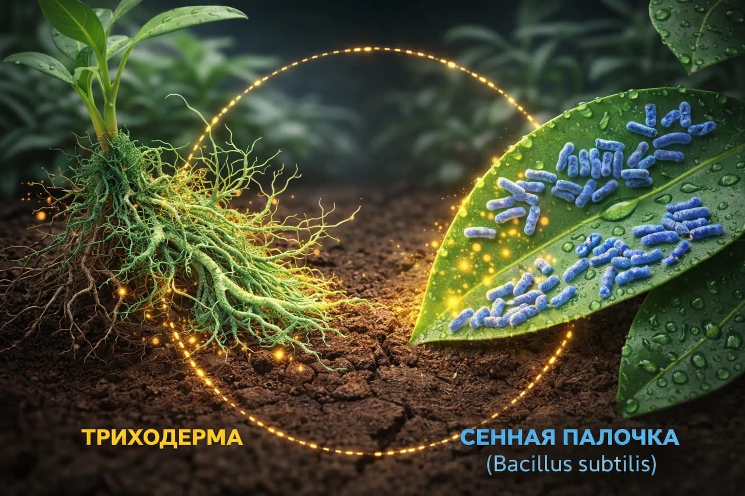 Сенная палочка и триходерма - антагонисты? Совсем нет!